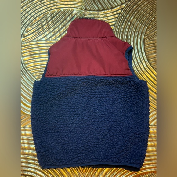 Carter's Red and Navy Fleece Vest - Picture 2 of 4